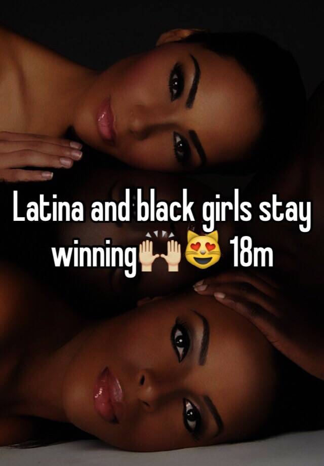Adult black girl latina